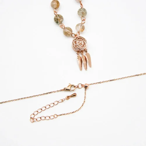 Rose Aroma Necklace | Energy & Healing | Diffusing on the go - Image 4