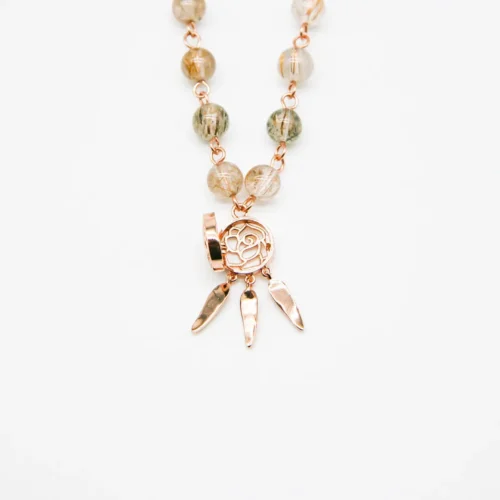 Rose Aroma Necklace | Energy & Healing | Diffusing on the go - Image 6