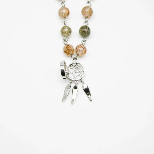 Rose Aroma Necklace | Energy & Healing | Diffusing on the go - Image 13