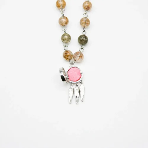Rose Aroma Necklace | Energy & Healing | Diffusing on the go - Image 14