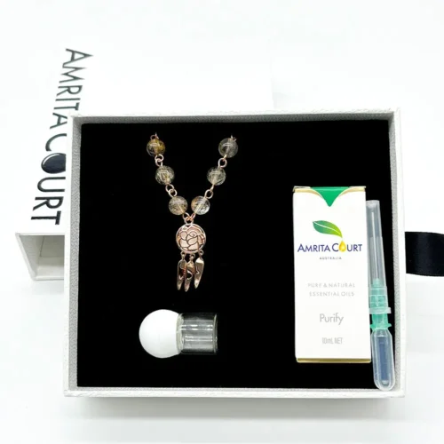 Rose Aroma Necklace | Energy & Healing | Diffusing on the go - Image 17