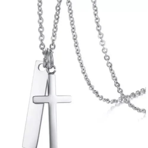 Steel Cross Pendant for women