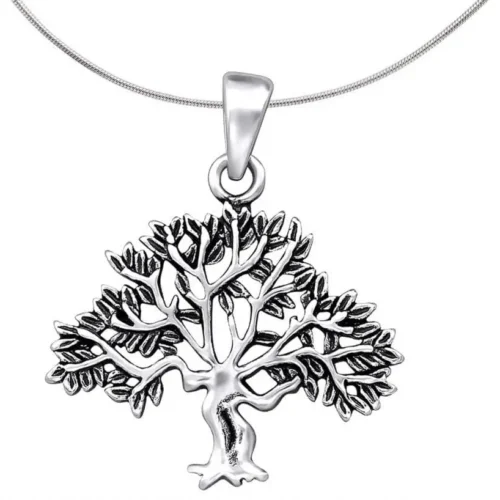 Sterling Silver Tree of Life Pendant Necklace