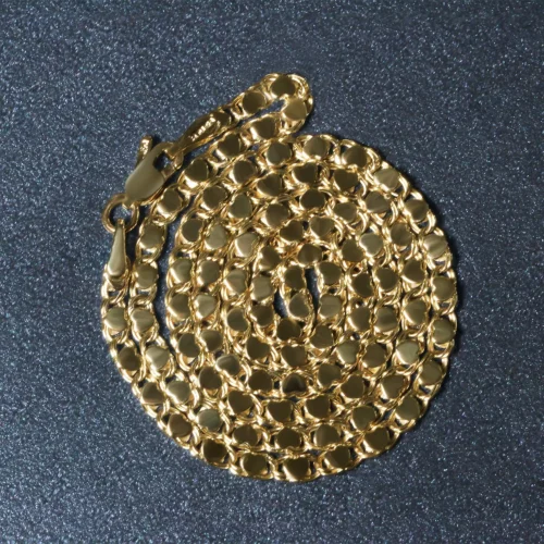 2.9mm 14k Yellow Gold Heart Chain