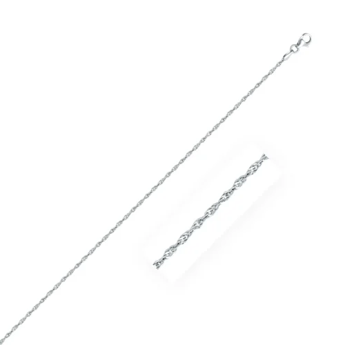 Sterling Silver 2.0mm Singapore Style Chain - Image 2