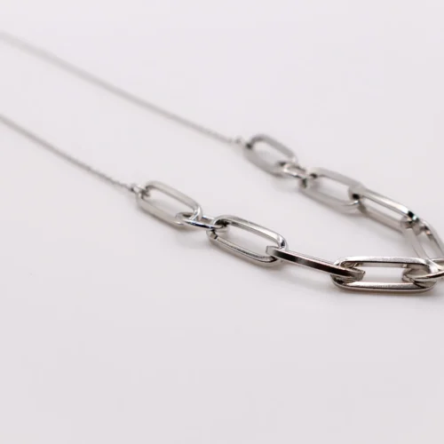 Silver Serenity Chain Necklace