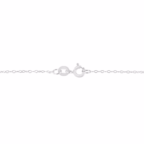 10K White Gold 1/4 Cttw Round Brilliant Cut Lab Grown Diamond 4-Prong Solitaire Pendant Necklace - Image 9