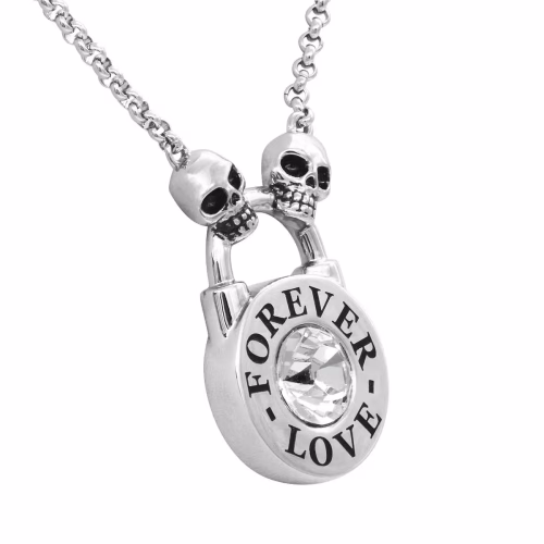 Controse Skull Lock Necklace - Forever Love - Image 4