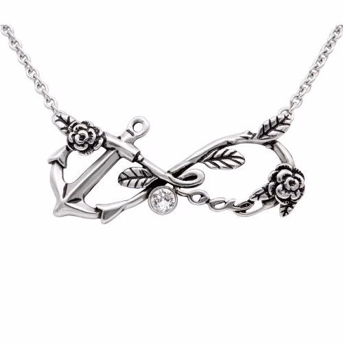 Controse Infinity Love Anchor Necklace