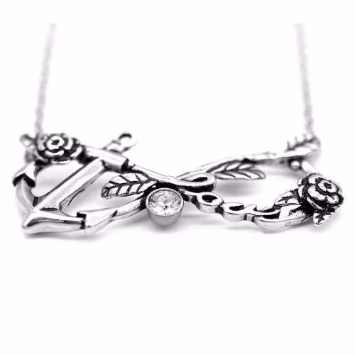 Controse Infinity Love Anchor Necklace - Image 4