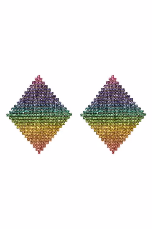Rhinestone Earrings - Image 3
