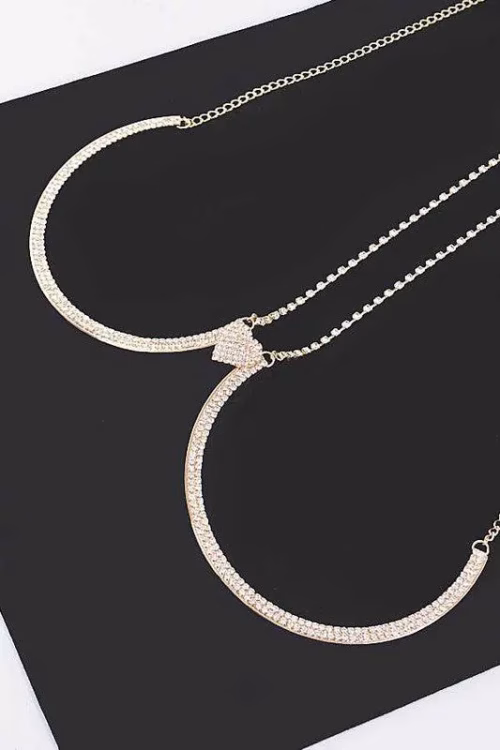 Rhinestone Iconic Bra Chain - Image 5