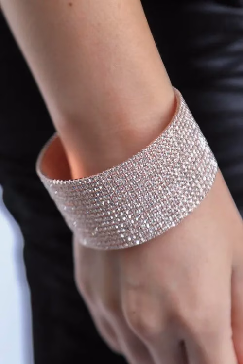 SPARKLY RHINESTONE CUFF BRACELET - Image 5