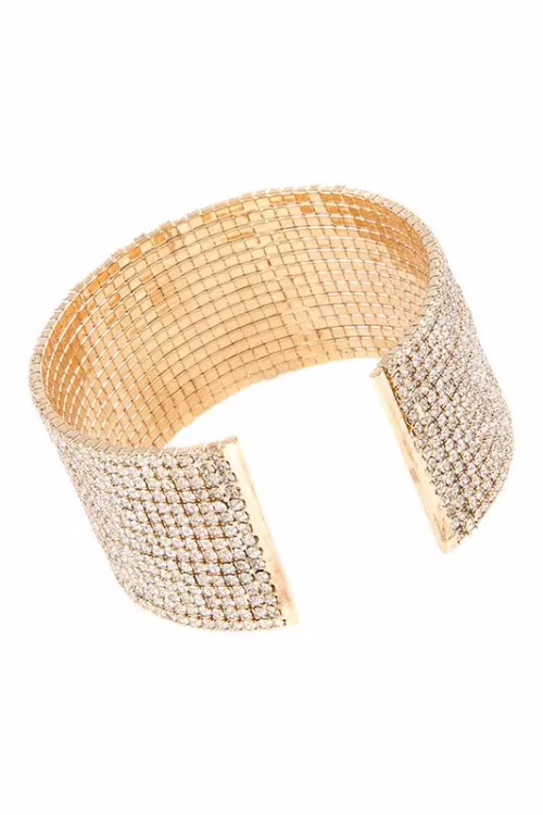 SPARKLY RHINESTONE CUFF BRACELET - Image 6