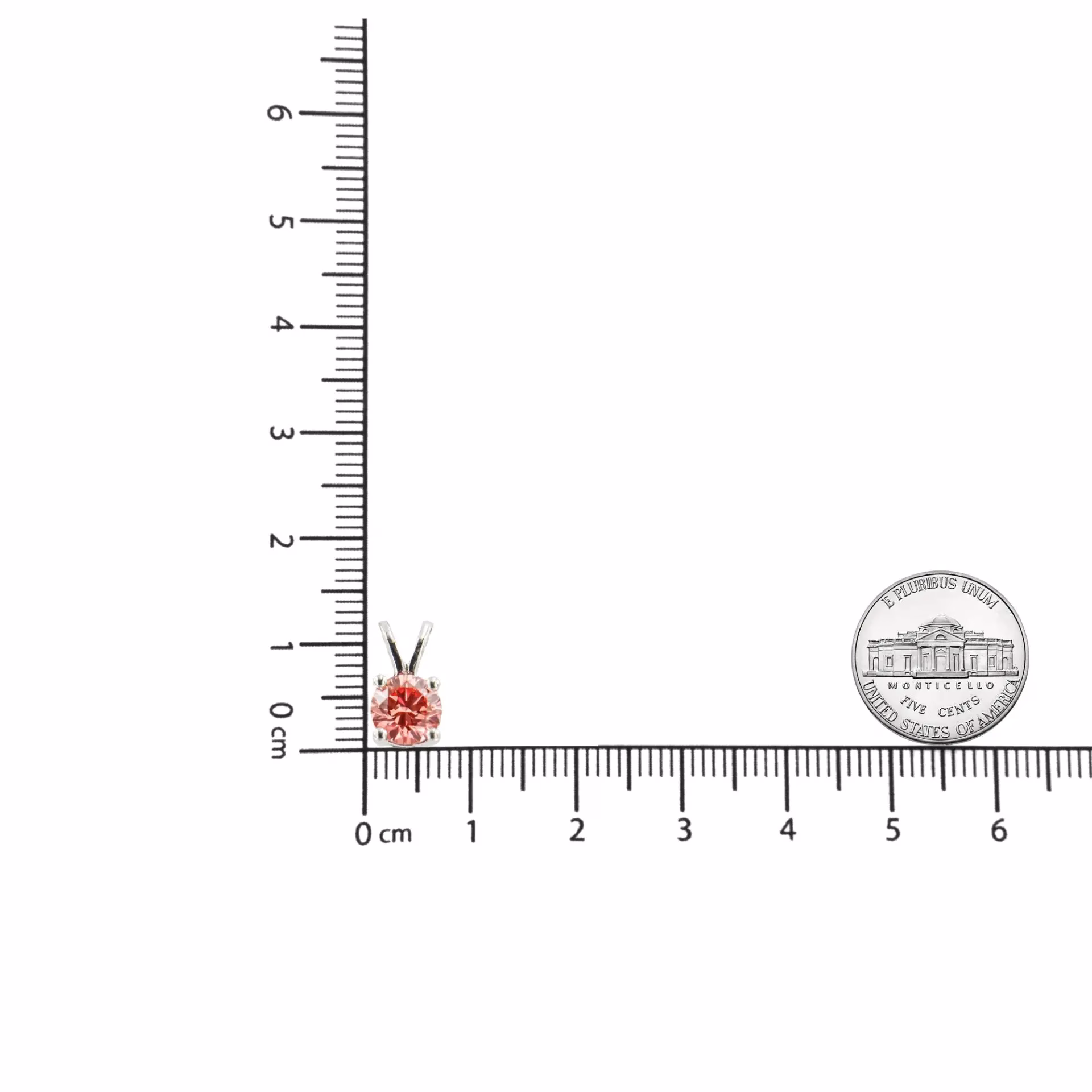 10K White Gold 1/4 Cttw Round Brilliant Cut Lab Grown Diamond 4-Prong Solitaire Pendant Necklace - Image 13