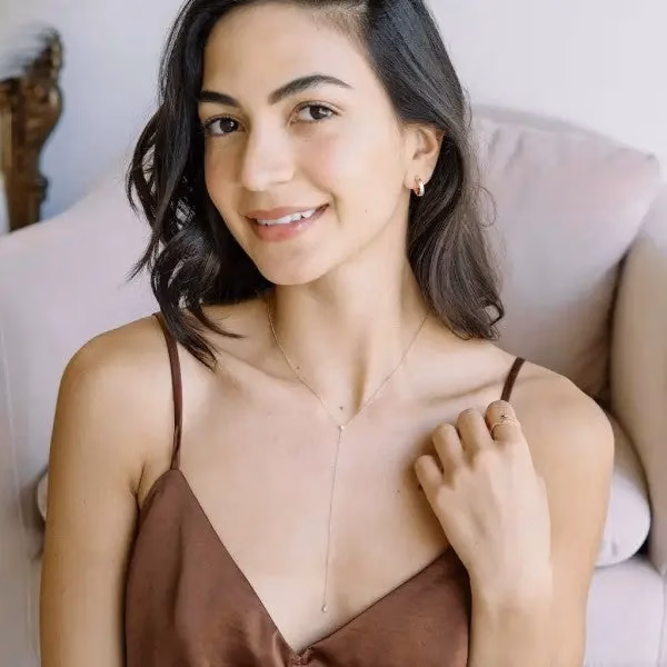 Crystal Lariat Necklace - Image 3