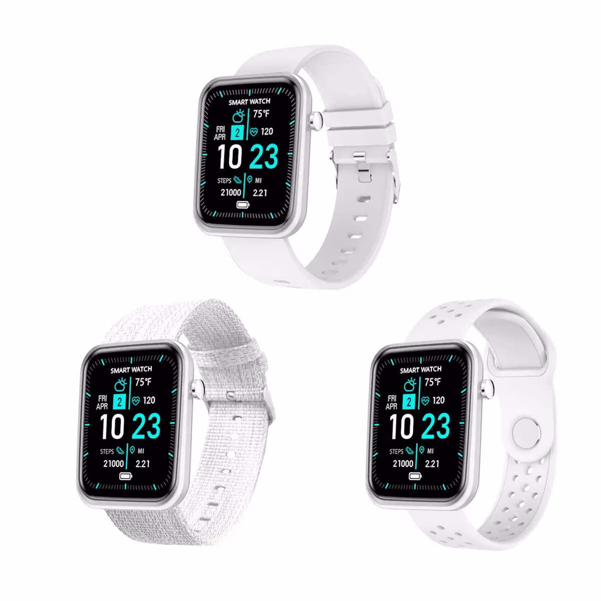 Advanced Smartwatch With Three Bands And Wellness + Activity Tracker - Image 16