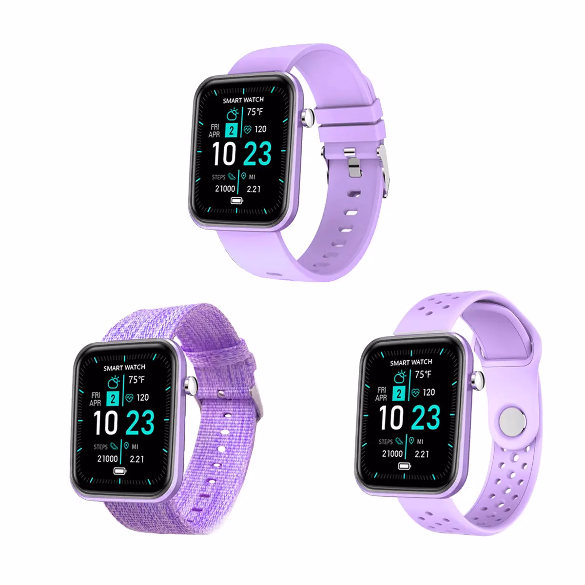 Advanced Smartwatch With Three Bands And Wellness + Activity Tracker - Image 17