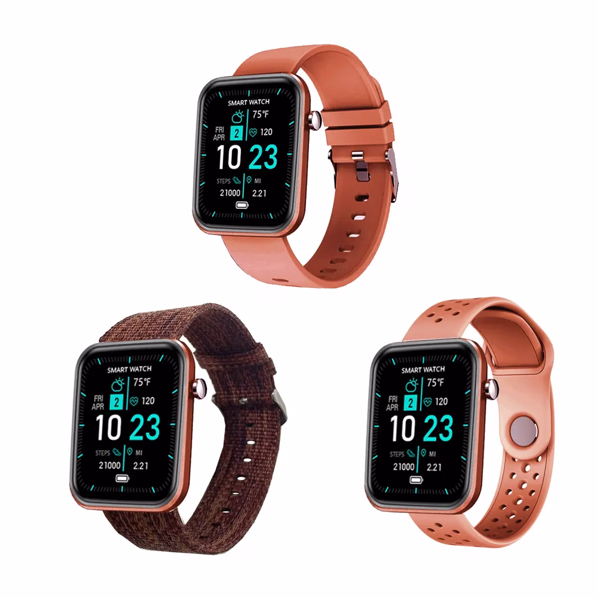 Advanced Smartwatch With Three Bands And Wellness + Activity Tracker - Image 19