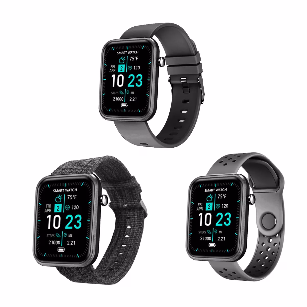 Advanced Smartwatch With Three Bands And Wellness + Activity Tracker - Image 20
