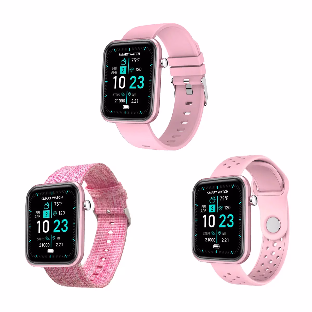 Advanced Smartwatch With Three Bands And Wellness + Activity Tracker - Image 28