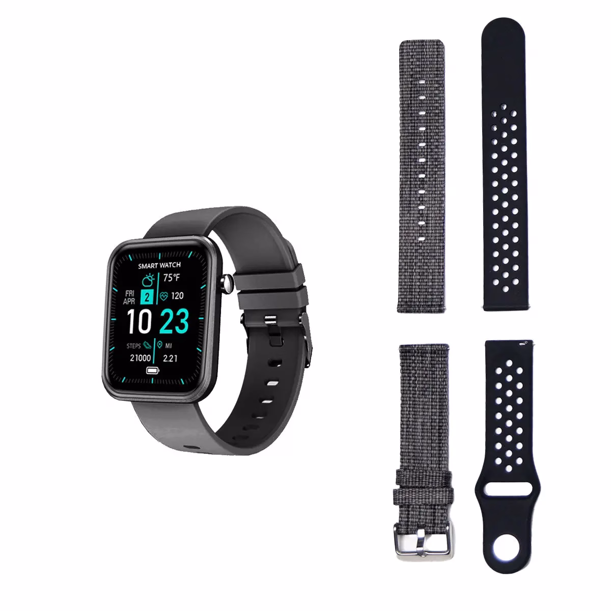 Advanced Smartwatch With Three Bands And Wellness + Activity Tracker - Image 30