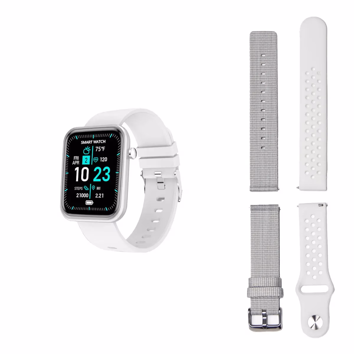 Advanced Smartwatch With Three Bands And Wellness + Activity Tracker - Image 33