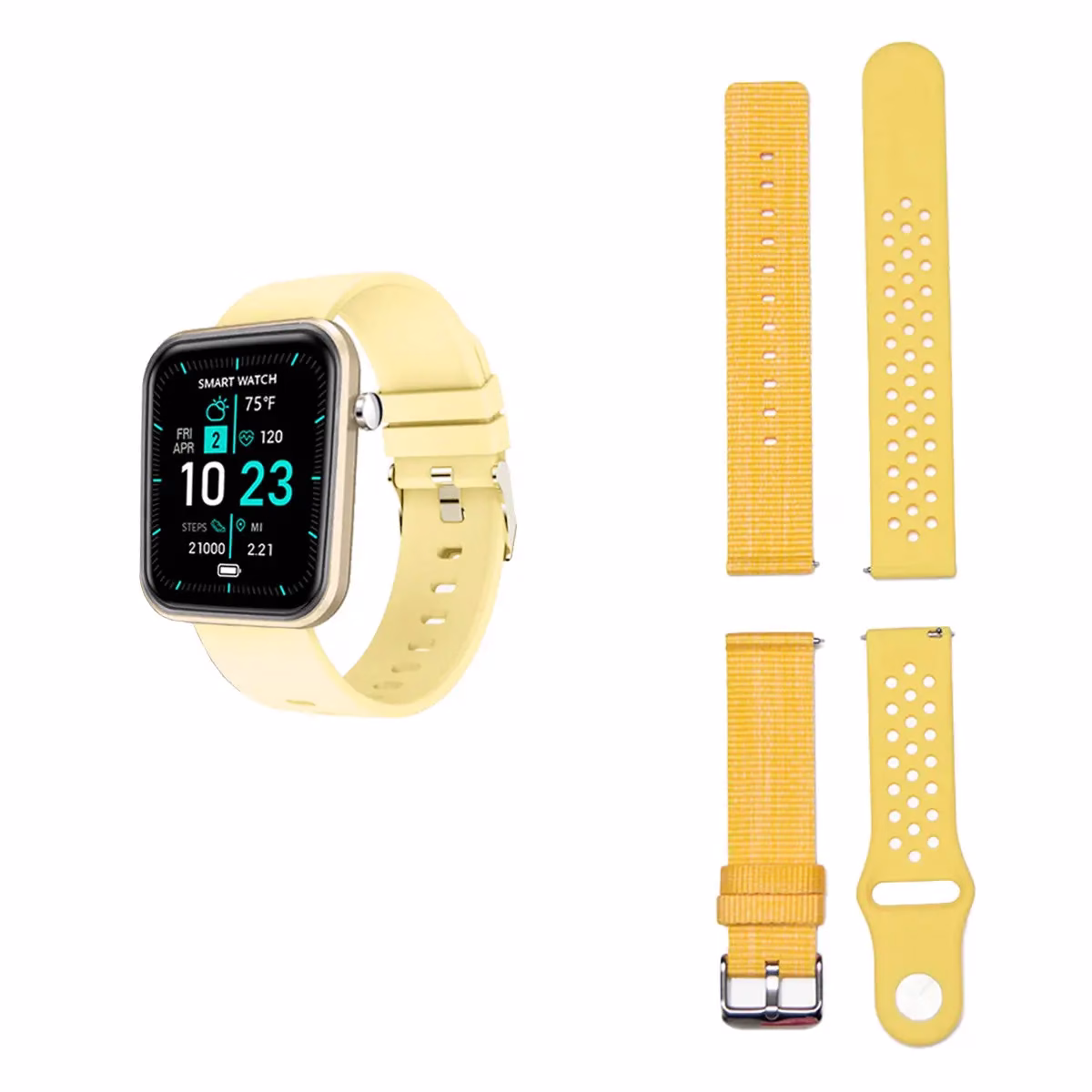Advanced Smartwatch With Three Bands And Wellness + Activity Tracker - Image 36